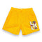 LHC Floral Athletic Gold Shorts - Love Hate Clothing LLC