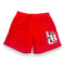 LHC Floral Red Shorts - Love Hate Clothing LLC