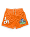 LHC Mesh Shorts (Orange) - Love Hate Clothing LLC