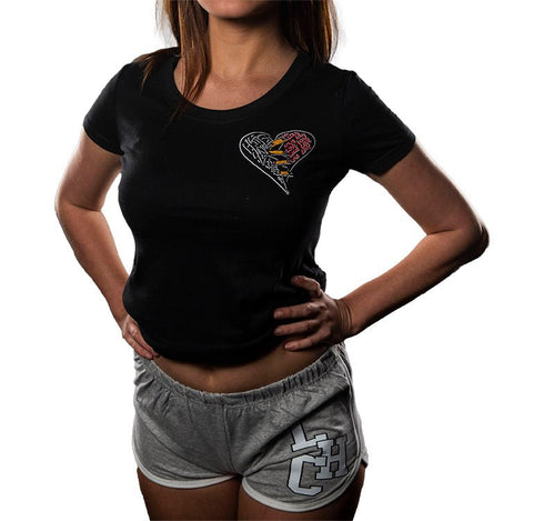 LHC Women's Track Shorts - Love Hate Clothing LLC
